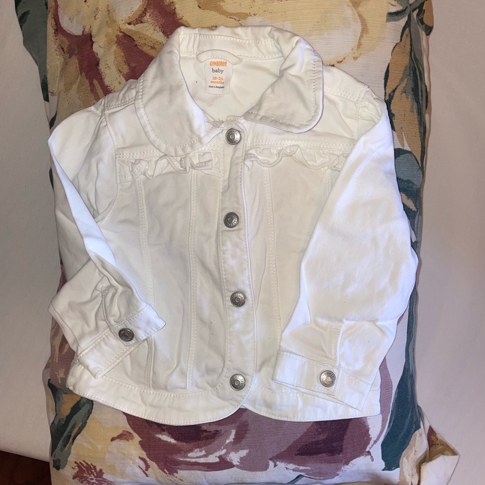 Gymboree White Jean Jacket for Kids